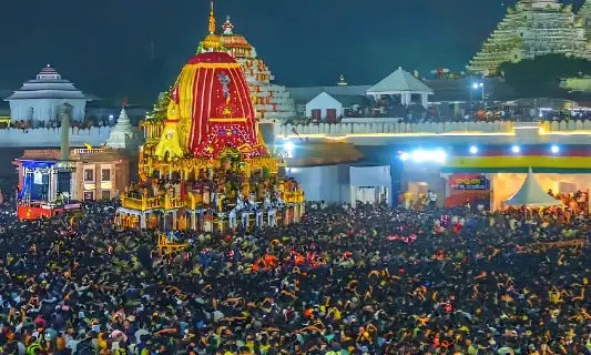 ভারতে পুরীর রথযাত্রায় পদদলিত হয়ে ৩ জনের মৃত্যু