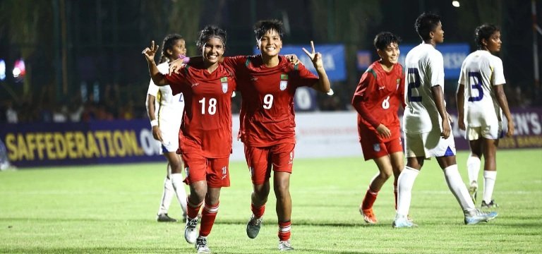 নেপালের বিপক্ষে ড্র করলেই সাফে চ্যাম্পিয়ন হবে বাংলাদেশের মেয়েরা
